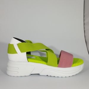 NR Rapisardi Elastic Band Sandal with Hiker Sole